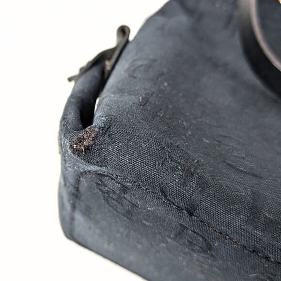 Pre-loved Dooney & Bourke Monogram Canvas Satchel with Tassel - Picture 5 of 8